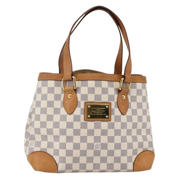 LOUIS VUITTON Damier Azur Hampstead PM Tote Bag N51207 LV Auth BA6345