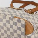 LOUIS VUITTON Damier Azur Hampstead PM Tote Bag N51207 LV Auth BA6345-9