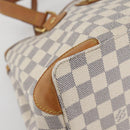 LOUIS VUITTON Damier Azur Hampstead PM Tote Bag N51207 LV Auth BA6345-14