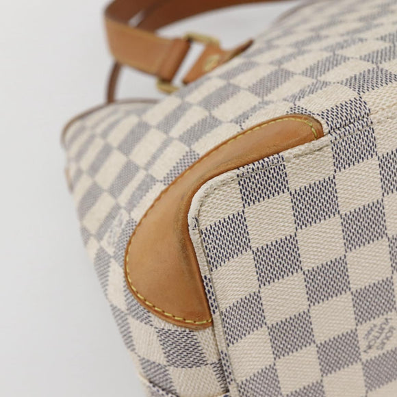 LOUIS VUITTON Damier Azur Hampstead PM Tote Bag N51207 LV Auth BA6345