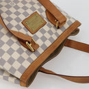 LOUIS VUITTON Damier Azur Hampstead PM Tote Bag N51207 LV Auth BA6345-6