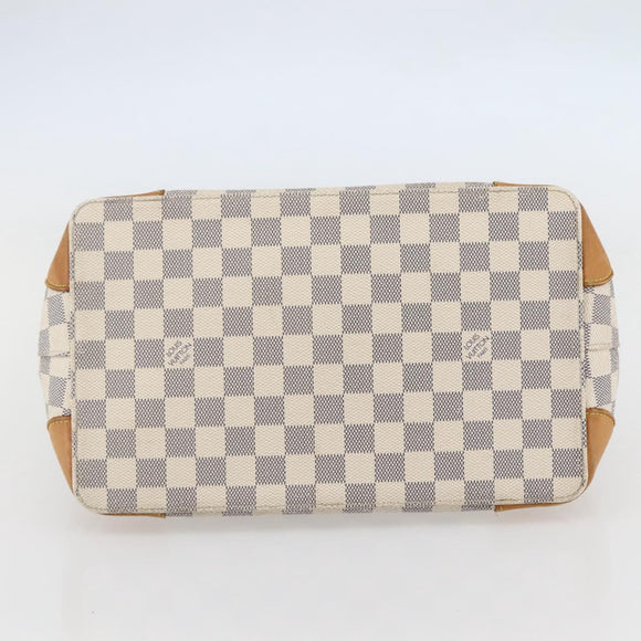 LOUIS VUITTON Damier Azur Hampstead PM Tote Bag N51207 LV Auth BA6345