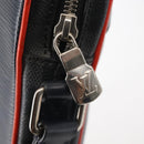 LOUIS VUITTON Epi Damier Graphite Danube PM Bag Navy M51460 LV Auth BA6348-10