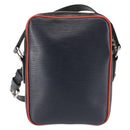 LOUIS VUITTON Epi Damier Graphite Danube PM Bag Navy M51460 LV Auth BA6348-2