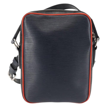 LOUIS VUITTON Epi Damier Graphite Danube PM Bag Navy M51460 LV Auth BA6348 - 0