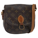 LOUIS VUITTON Monogram Saint Cloud PM Shoulder Bag M51244 LV Auth BA6349-1
