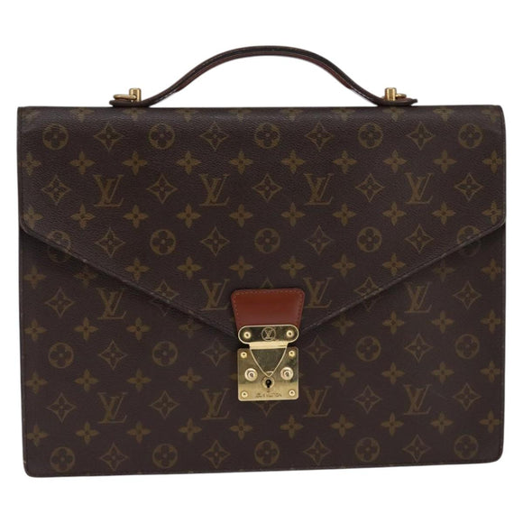 LOUIS VUITTON Monogram Porte Documents Bandouliere Bag M53338 Auth BA6351