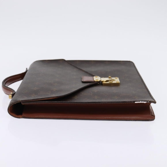 LOUIS VUITTON Monogram Porte Documents Bandouliere Bag M53338 Auth BA6351