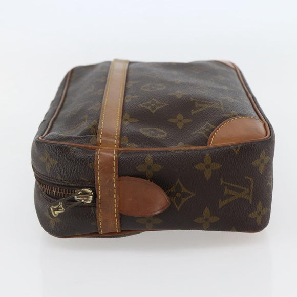 LOUIS VUITTON Monogram Compiegne 28 Clutch Bag M51845 LV Auth BA6352