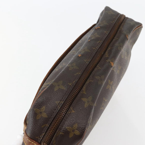 LOUIS VUITTON Monogram Compiegne 28 Clutch Bag M51845 LV Auth BA6352