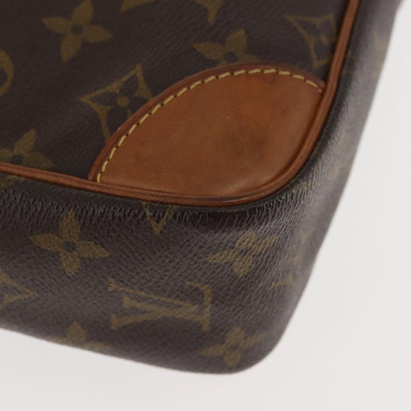 LOUIS VUITTON Monogram Compiegne 28 Clutch Bag M51845 LV Auth BA6352