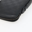 LOUIS VUITTON Damier Infini Organizer Atholl Bag Black N41382 LV Auth BA6356-15