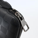 LOUIS VUITTON Damier Infini Organizer Atholl Bag Black N41382 LV Auth BA6356-9