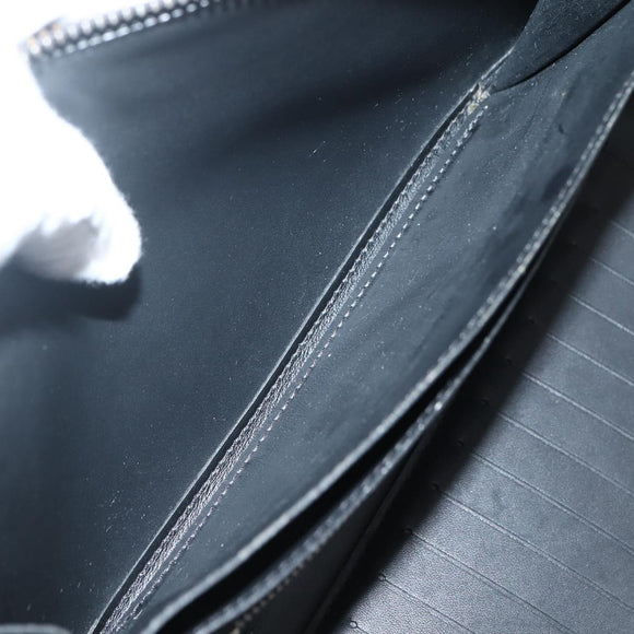 LOUIS VUITTON Damier Infini Organizer Atholl Bag Black N41382 LV Auth BA6356