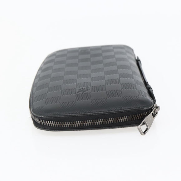LOUIS VUITTON Damier Infini Organizer Atholl Bag Black N41382 LV Auth BA6356