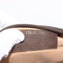 GUCCI GG Supreme Web Sherry Line Clutch Bag Beige Gold 156 01 034 Auth BA6357-20