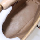 CHANEL Matelasse Shoulder Bag Lamb Skin Beige CC Auth BA6358-10