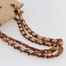 CHANEL Matelasse Shoulder Bag Lamb Skin Beige CC Auth BA6358-7