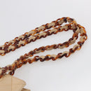 CHANEL Matelasse Shoulder Bag Lamb Skin Beige CC Auth BA6358-8