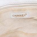 CHANEL Wild Stitch Chain Shoulder Bag Lamb Skin Beige Gold CC Auth BA6359-18