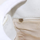 CHANEL Wild Stitch Chain Shoulder Bag Lamb Skin Beige Gold CC Auth BA6359-11