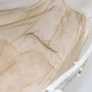 CHANEL Wild Stitch Chain Shoulder Bag Lamb Skin Beige Gold CC Auth BA6359-19