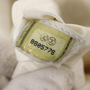 CHANEL Tote Bag Caviar Skin White Gold CC Auth BA6361-12