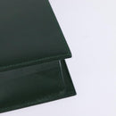 Christian Dior Shoulder Bag Leather Green Gold Auth BA6365-16