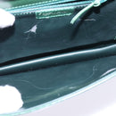 Christian Dior Shoulder Bag Leather Green Gold Auth BA6365-11