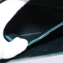 Christian Dior Shoulder Bag Leather Green Gold Auth BA6365-21