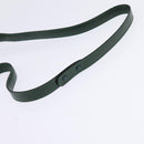 Christian Dior Shoulder Bag Leather Green Gold Auth BA6365-7