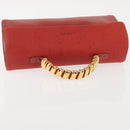 LOEWE Velazquez Hand Bag Leather Red Gold Auth BA6367-6