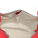 LOEWE Hammock Shoulder Bag Leather Red Silver Auth BA6368M-25
