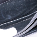 CELINE C Sulky Shoulder Bag Canvas Black Gold Auth BA6371-20