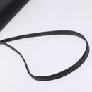 CELINE Horse Carriage Shoulder Bag Leather Navy Gold Auth BA6372-6