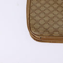CELINE Macadam Canvas Shoulder Bag PVC Beige Gold Auth BA6373-16