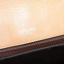 CELINE Macadam Canvas Shoulder Bag PVC Beige Gold Auth BA6373-18