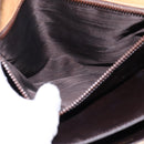 CELINE Macadam Canvas Shoulder Bag PVC Beige Gold Auth BA6373-22