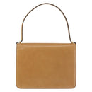 Christian Dior Shoulder Bag Leather Beige Gold Auth BA6375-2