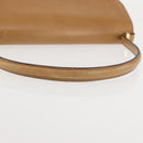 Christian Dior Shoulder Bag Leather Beige Gold Auth BA6375-7