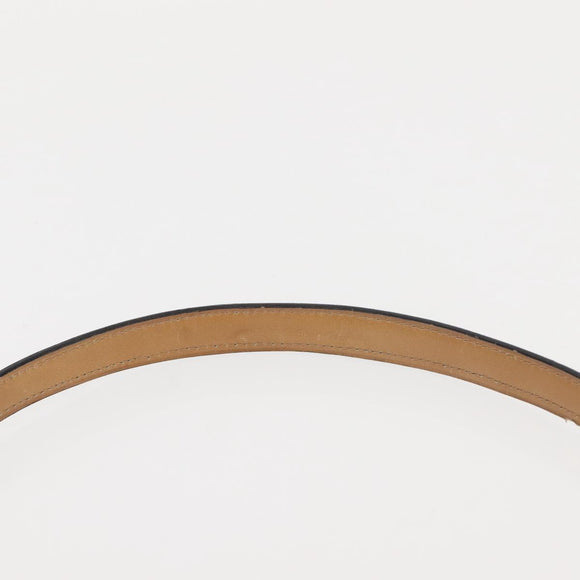 Christian Dior Shoulder Bag Leather Beige Gold Auth BA6375