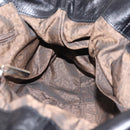 Salvatore Ferragamo Gancini Tote Bag Leather Black Silver Auth BA6377-19