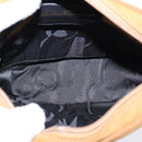 Salvatore Ferragamo Vala Shoulder Bag Suede Brown Gold Auth BA6379-11