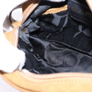 Salvatore Ferragamo Vala Shoulder Bag Suede Brown Gold Auth BA6379-18