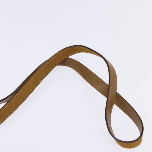 Salvatore Ferragamo Vala Shoulder Bag Suede Brown Gold Auth BA6379