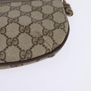 GUCCI GG Supreme Shoulder Bag PVC Beige Gold 904 02 020 Auth BA6380-11