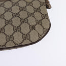 GUCCI GG Supreme Shoulder Bag PVC Beige Gold 904 02 020 Auth BA6380-13