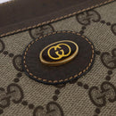 GUCCI GG Supreme Shoulder Bag PVC Beige Gold 904 02 020 Auth BA6380-14