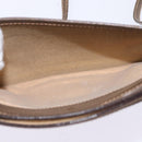 GUCCI GG Supreme Shoulder Bag PVC Beige Gold 904 02 020 Auth BA6380-20