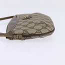 GUCCI GG Supreme Shoulder Bag PVC Beige Gold 904 02 020 Auth BA6380-4